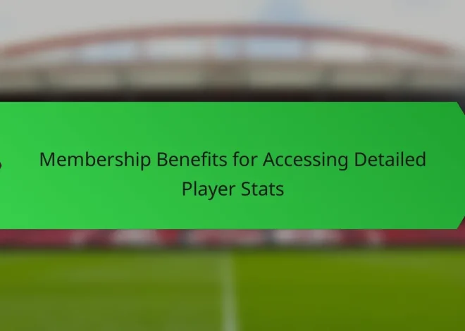 Membership Benefits for Accessing Detailed Player Stats